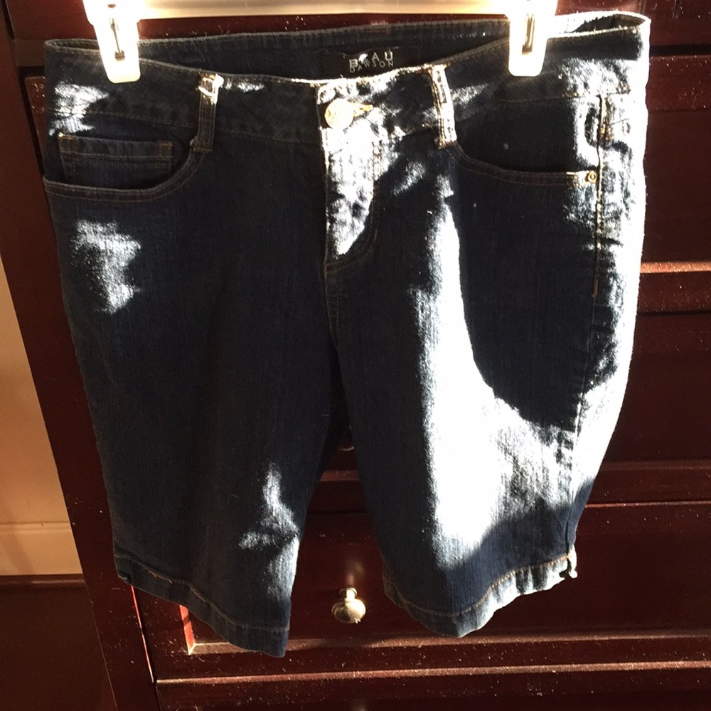 Denim shorts